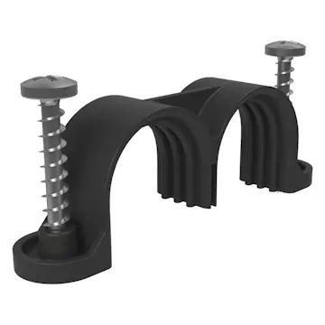 LK Systems Plastklammer Dubbel tomrör 25 mm