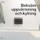 ELL Solid Dark Golvmodell Värme och Kyla SCOP 4,6 Luftvärmepump