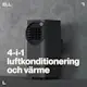 Portabel AC ELL Atmos 12000BTU 4-i-1 Funktion Kyla/Värme/Avfuktning/Ventilation