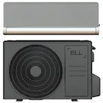 ELL Front Värme A++ 4,4kW SCOP 4,6 Snygg Design med utbytbart tyg Luftvärmepump