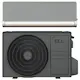 ELL Front Värme A++ 4,4kW SCOP 4,6 Snygg Design med utbytbart tyg Luftvärmepump