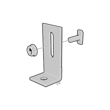 Montagesats Nibe Horisontellt för tegelfäste