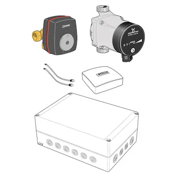 Nibe ECS 41 Shuntgrupp