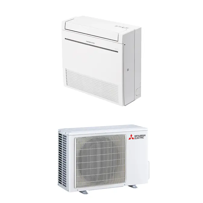 Mitsubishi Electric KW35 Golvmodell Luftvärmepump