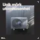 ELL Solid Dark Golvmodell Värme och Kyla SCOP 4,6 Luftvärmepump