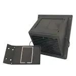 Sunwind MiniVent med separat solpanel vit Solvärme
