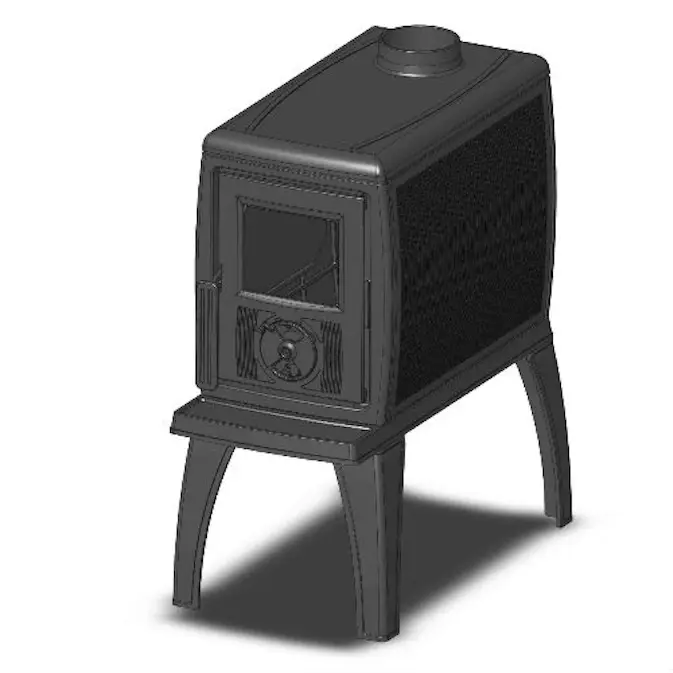 Kaminexperten Trend Fristående 8kW Gjutjärnskamin