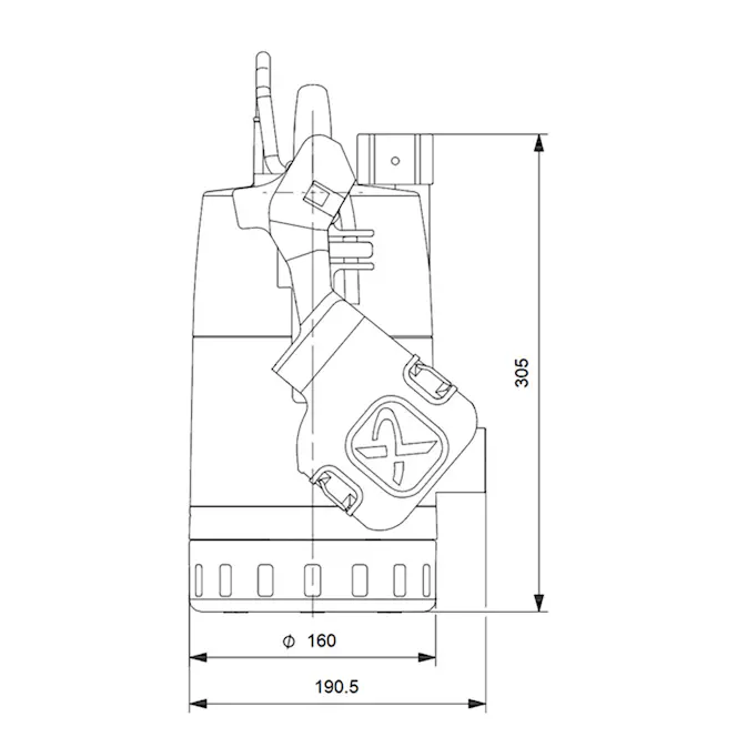 Grundfos Avloppspump Unilift CC7 - A1 CS