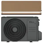 ELL Front Värme A++ 4,4kW SCOP 4,6 Snygg Design med utbytbart tyg Luftvärmepump
