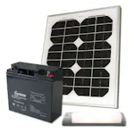 Sunwind Paket 25 W Uthus Solcellspaket