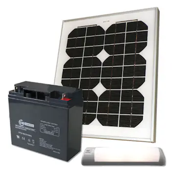 Sunwind Paket 25 W Uthus Solcellspaket