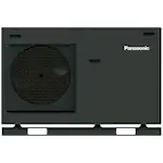 Panasonic Aquarea High Performance J-Gen WH-MDC09J3E5-1 Antracitgrå 9kW Med inbyggd elpatron 3kW Luft-vattenvärmepump Monoblock
