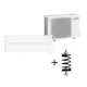 Mitsubishi Electric Hero 2.0 LN25 6,3kW Värme SCOP 5,2 Paket med Fjäderdämpare Luftvärmepump