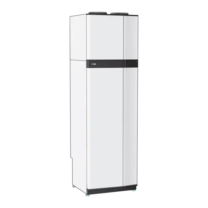 NIBE S735C Emalj Inverterstyrd 6kW A+++ Med Inbyggd Kyla Frånluftvärmepump