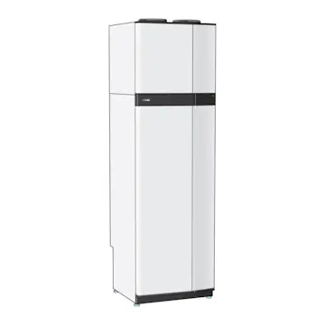 NIBE S735C Rostfri Inverterstyrd 6kW A+++ Med Inbyggd Kyla Frånluftvärmepump