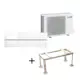 Mitsubishi Electric Hero 2.0 LN25 6,3kW Värme SCOP 5,2 Paket med Markstativ Luftvärmepump