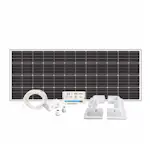 Solcellspaket 120W Husvagn & Husbil Hörn