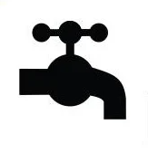 Denna symbol står för uppvärmning av tappvatten.