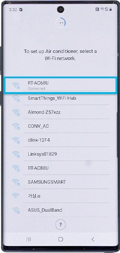 Skriv in Wifi-informationen för att ansluta dem båda.