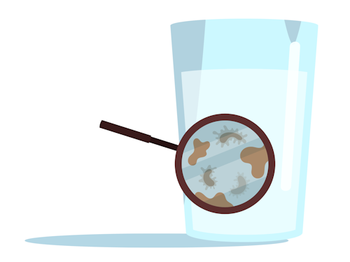 Vatten från en grävd brunn kan ofta ha ett lågt PH-värde och höga bakteriehalter.