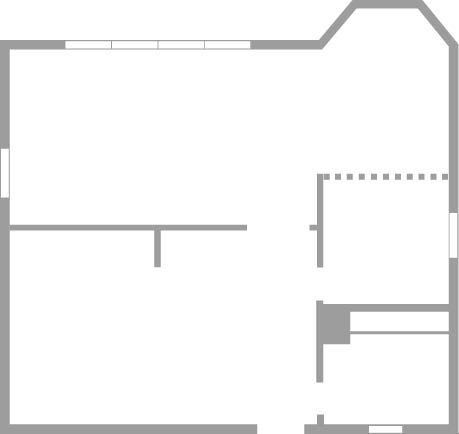 Relativt öppen planlösning