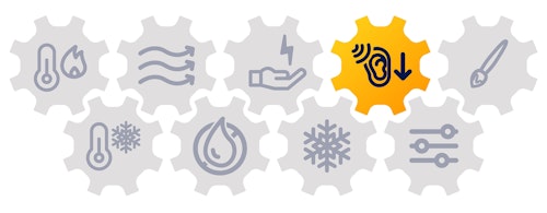 symbol för låg ljudnivå