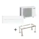 Mitsubishi Electric Hero 2.0 LN25 6,3kW Värme SCOP 5,2 Paket med Markstativ Luftvärmepump