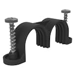 LK Systems Plastklammer Dubbel tomrör 25 mm