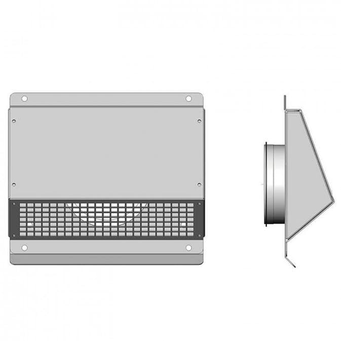 Acetec VDP60 för reg/våtluft Väggdon