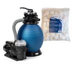 Kirami Massfilter MF-250 med pump & filterfiber