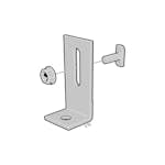 Montagesats Nibe Horisontellt för tegelfäste