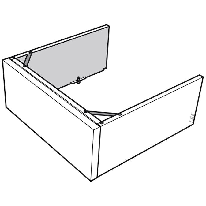 Nibe 245 mm Överskåp