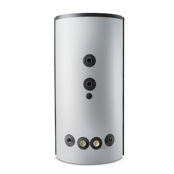 Nibe VPA Varmvattenberedare Dubbelmantlad Kopparfodrad Effektiv Ackumulatortank