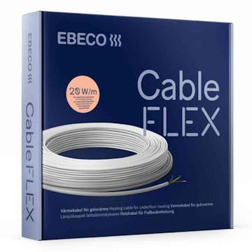 Golvvärmekabel Ebeco Cableflex 20