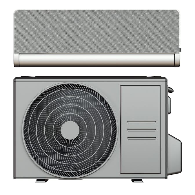 Värmepump ELL Front Silver