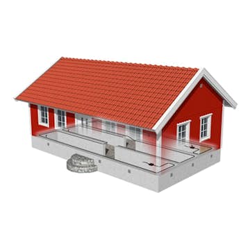 TrygghetsVakten Krypgrund TVK 140 m² Avfuktare