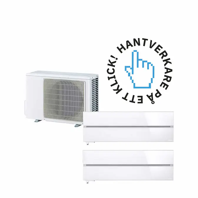 Standardinstallation duo Norra Sverige utan ROT