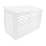 Eden Wood Värmepumpsskydd Vitt