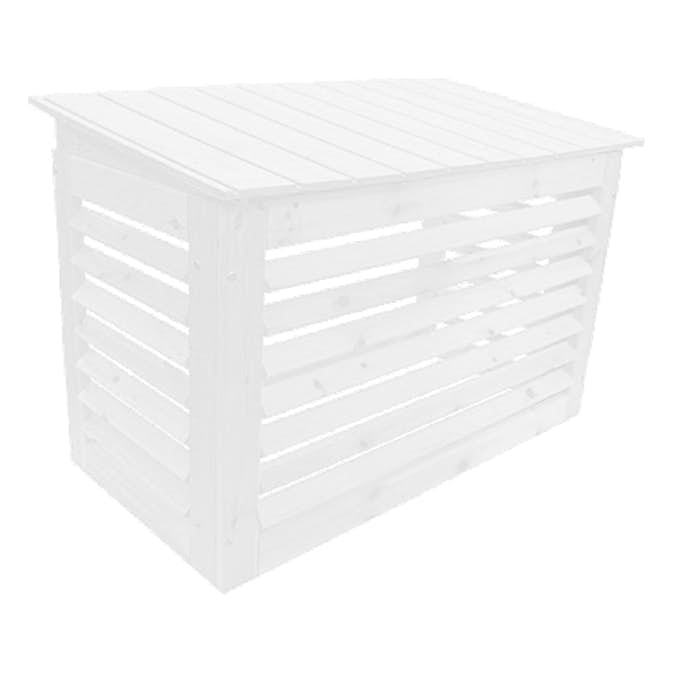 Eden Wood Värmepumpsskydd Vitt