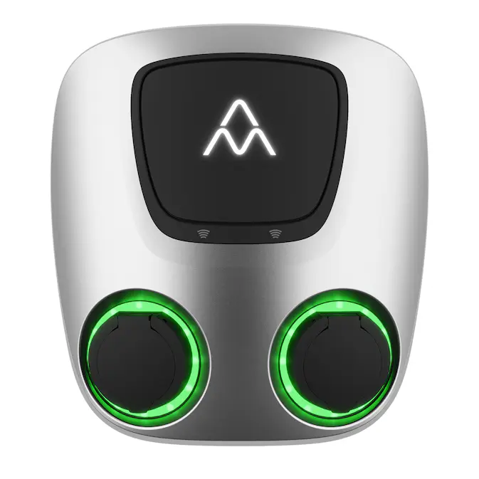 Charge Amps Aura 2x22 kw 4G Laddbox