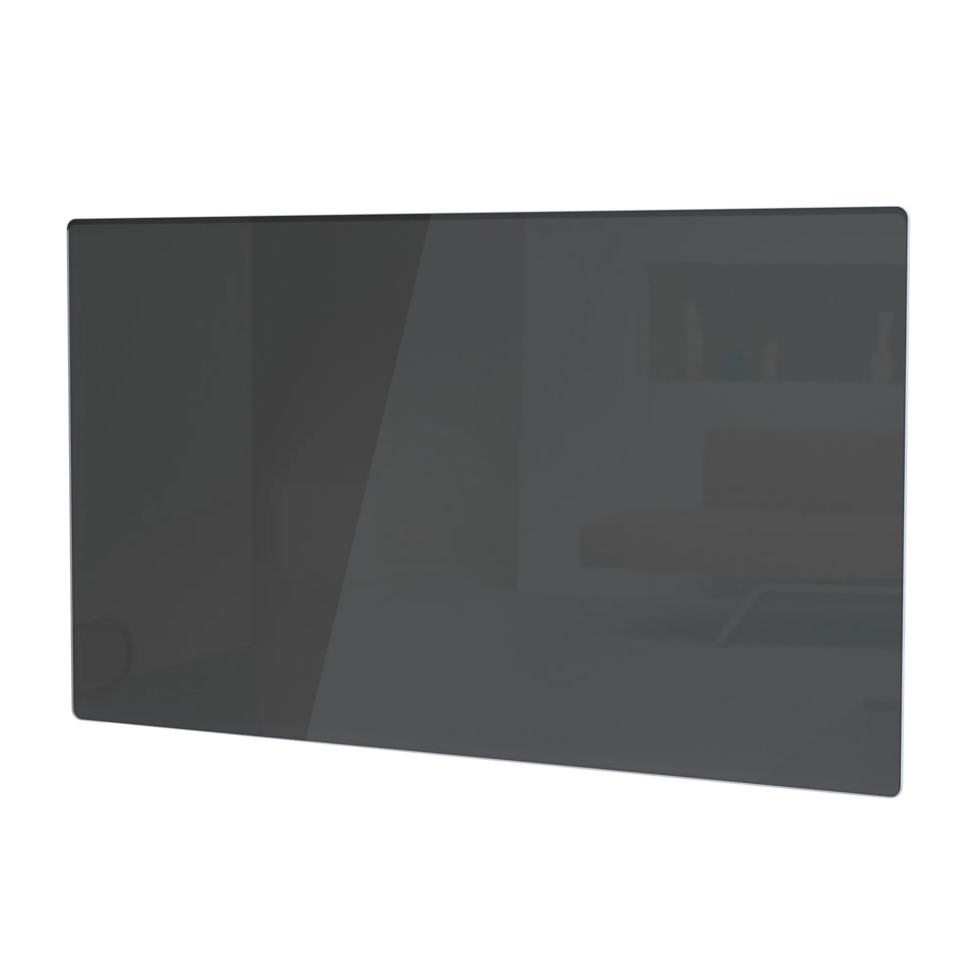 Glasfront antracit H40 1250W B: 925 mm, H: 400 mm, Antracitgrå