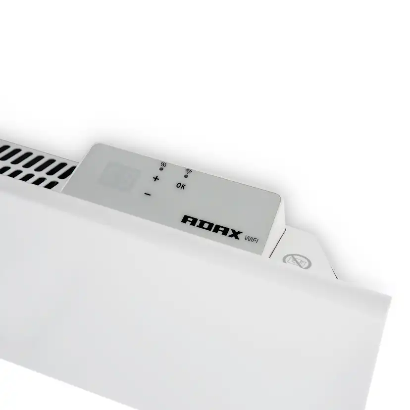 Elelement Adax Neo L WT WiFi Vit Höjd 210mm Djup 87mm 400V Fast installation Effekt: 1200 W