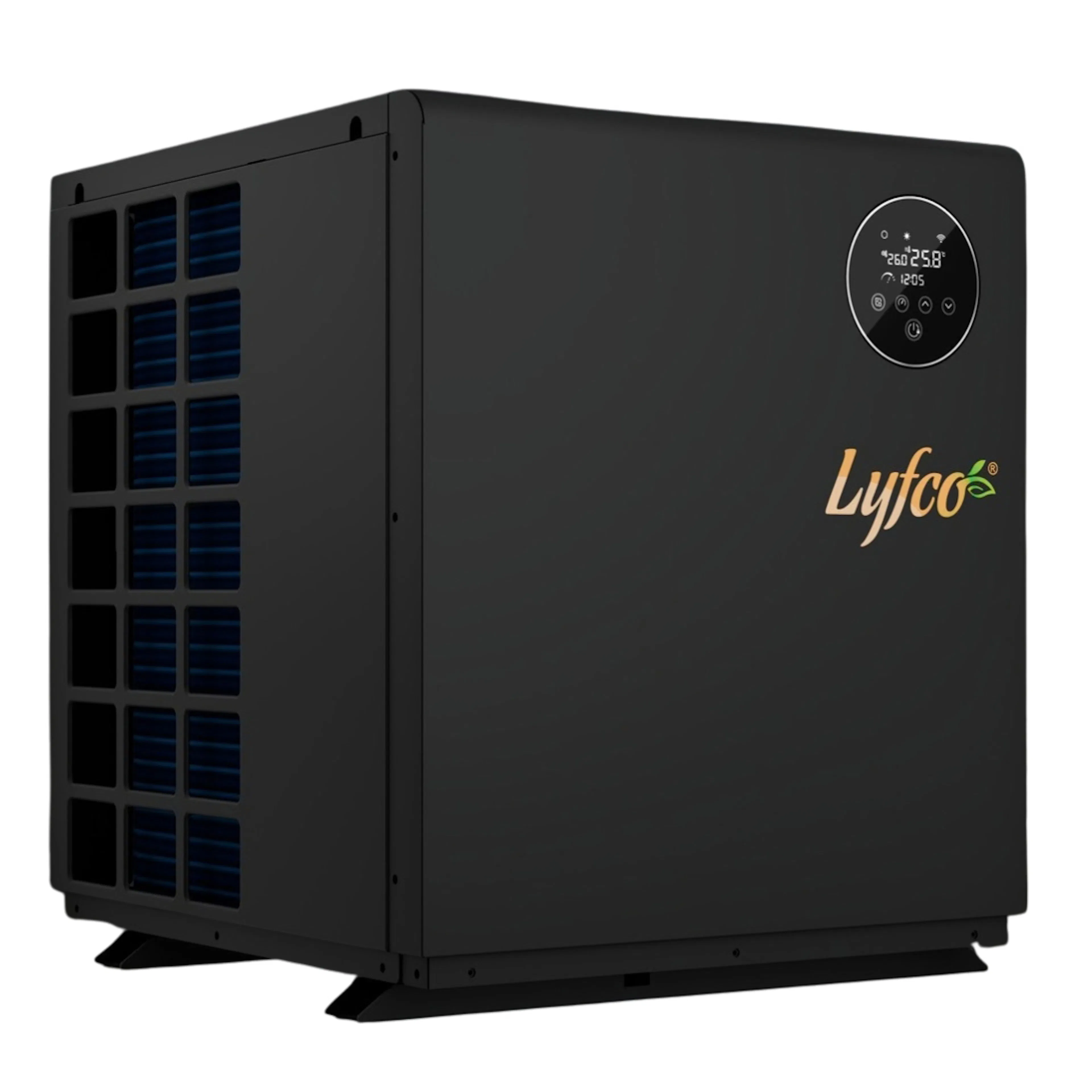 Poolvärmepump Lyfco Vertikal Inverter 10kW Med WiFi-Styrning