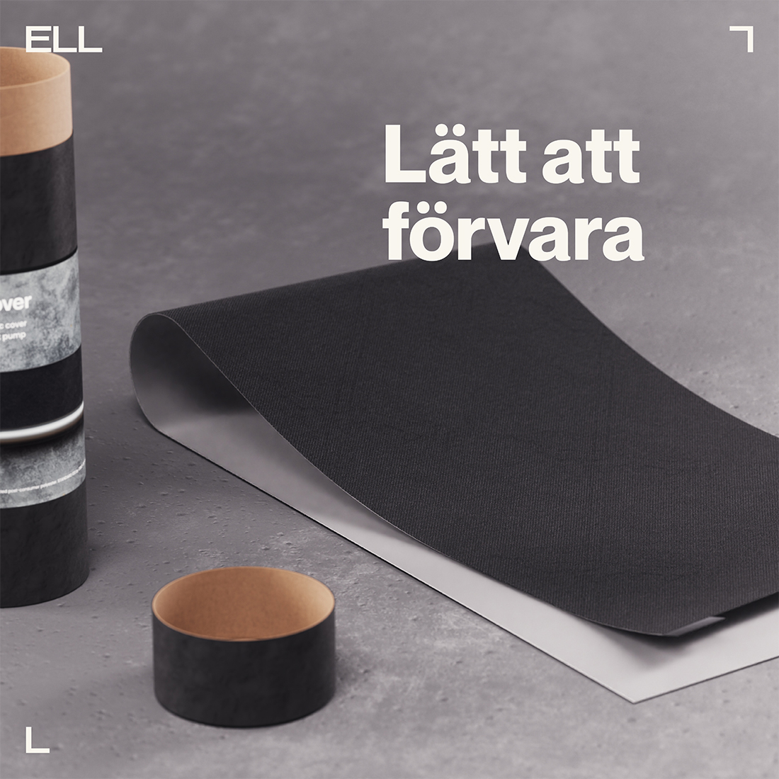 Tygfront ELL till Luftvärmepump Front