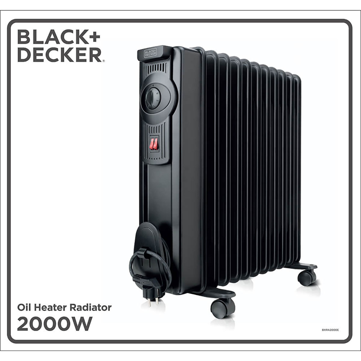 Oljefyllt element Black+Decker 2000W