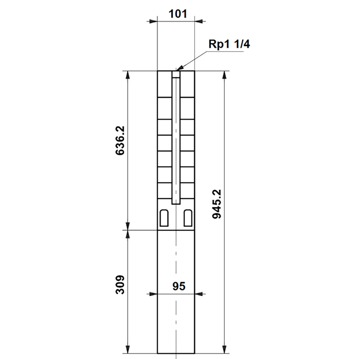Grundfos Djupbrunnspump SP 2A-23