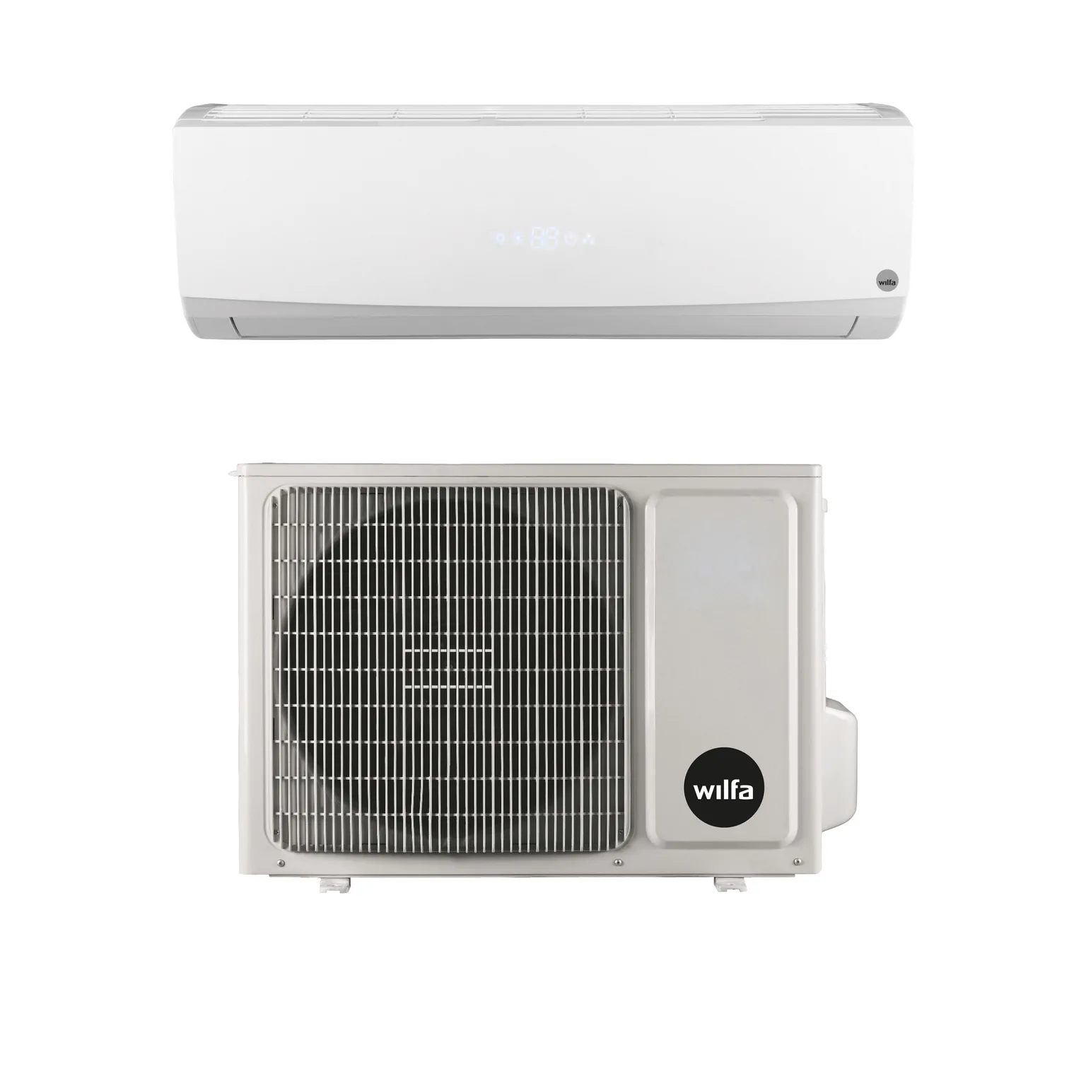 Luft-luftvärmepump Wilfa SVALBARD EXTREME 7,2kW Värmeeffekt A+++ SCOP 5,1 Upp till 140m²