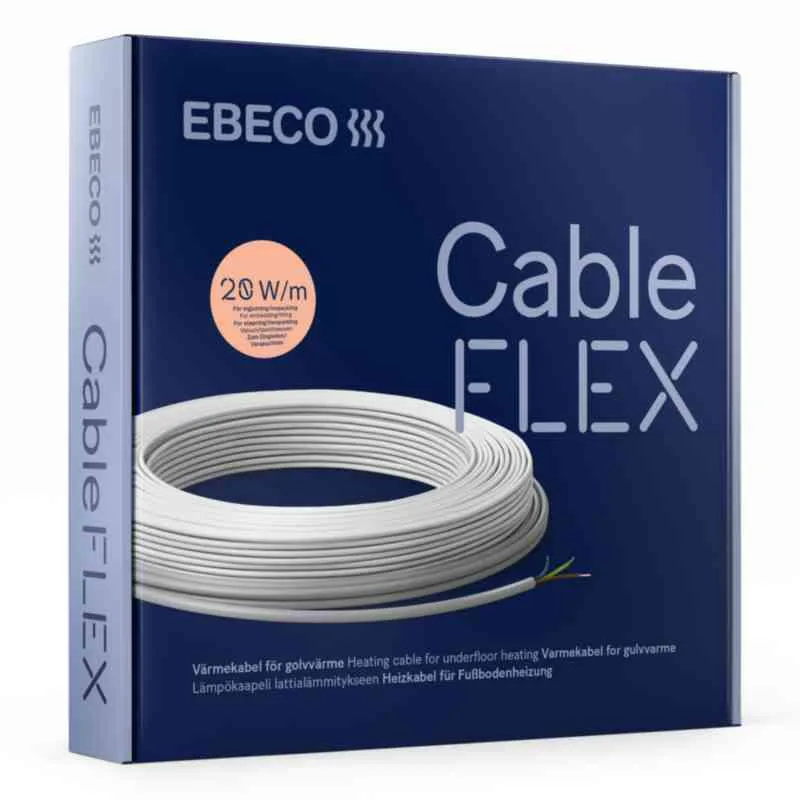 Golvvärmekabel Ebeco Cableflex 20