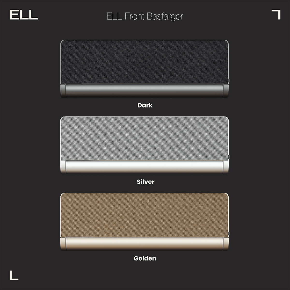ELL Front Silver Luftvärmepump