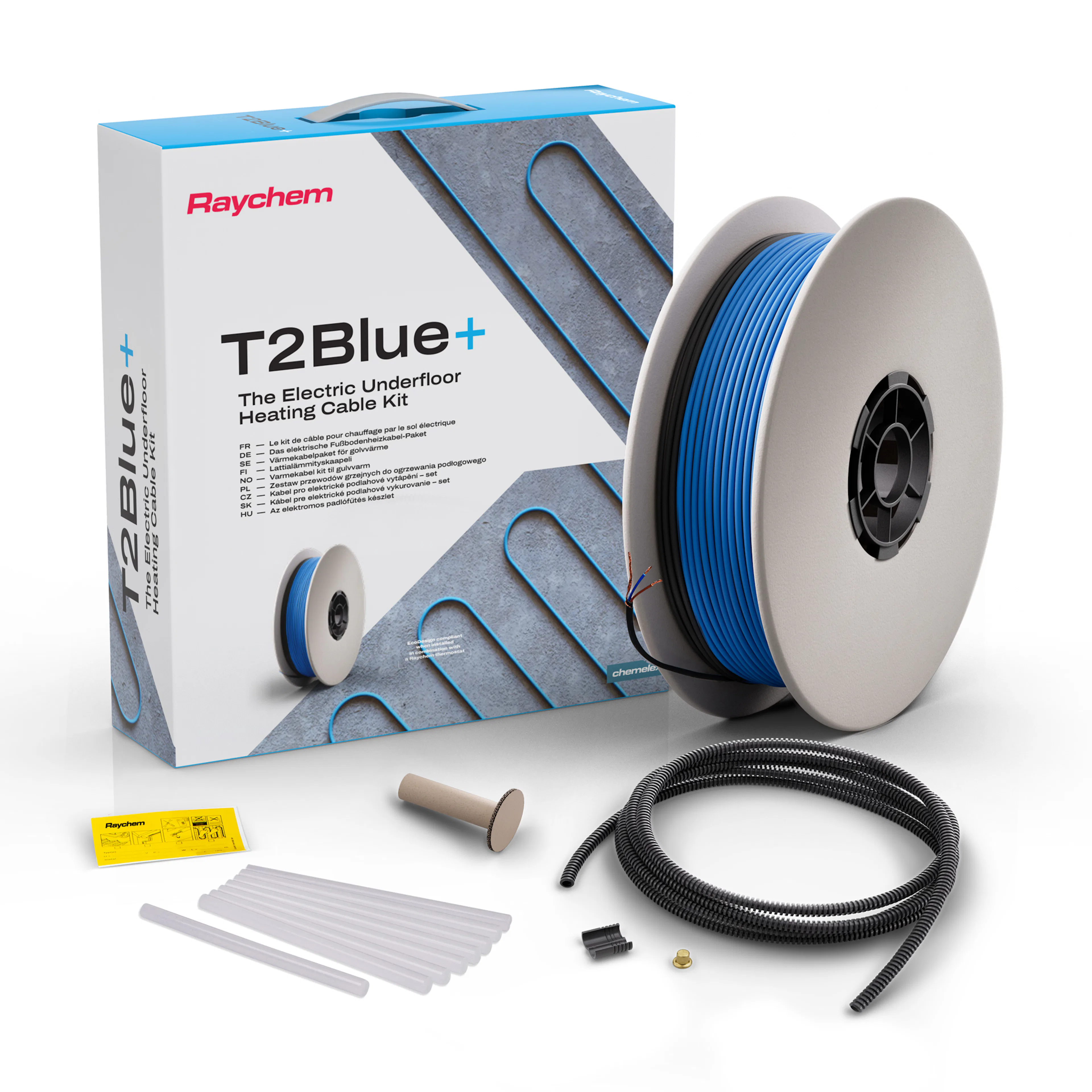 VÄRMEKABEL T2BLÅ+12 100M R-BL12P-100M-1200W/T0 100 m